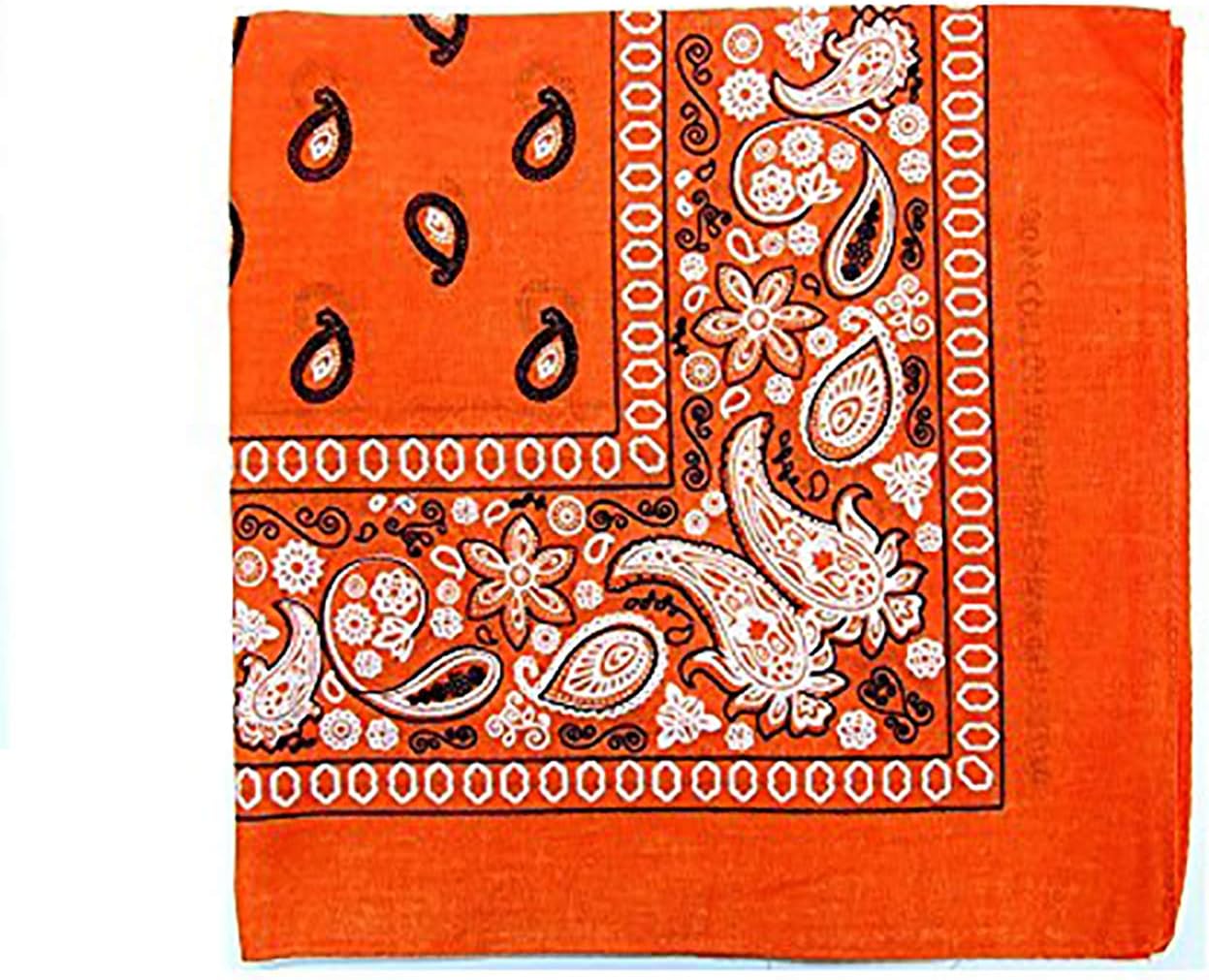 Mechaly Paisley 100% Cotton Bandanas - 6 Pack