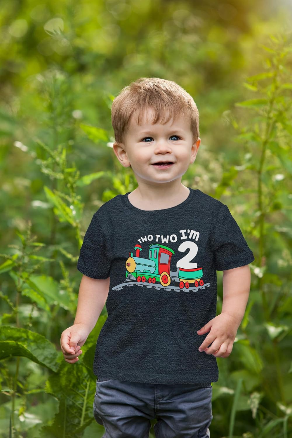 Unordinary Toddler 2nd Birthday Shirt boy Chugga Chugga Two Two Train im Two Year Old Second Birthday: Clothing