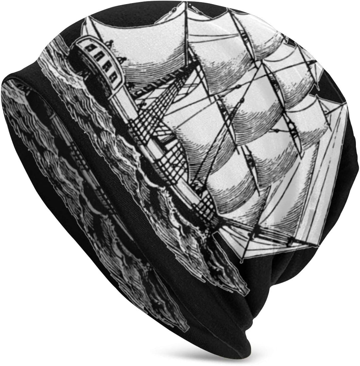 Etching of an Old Sailing Ship Unisex Adult Four Seasons