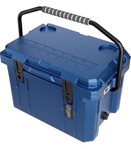 Cubix Outdoors QuadraX 10QT Rotomolded Hard Cooler – 3‑Day Ice Retention, Personal Cooler for Camping, Fishing, Hunting, Tailgating, Job Site, Cup Holders & Bottle Opener : Sports & Outdoors