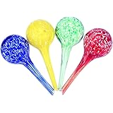 4pcs Self Watering Globes,Plant flowers Small Automatic Watering Bulbs Set for Potted Garden outdoor indoor 6"L x 2.5"D by Senjie