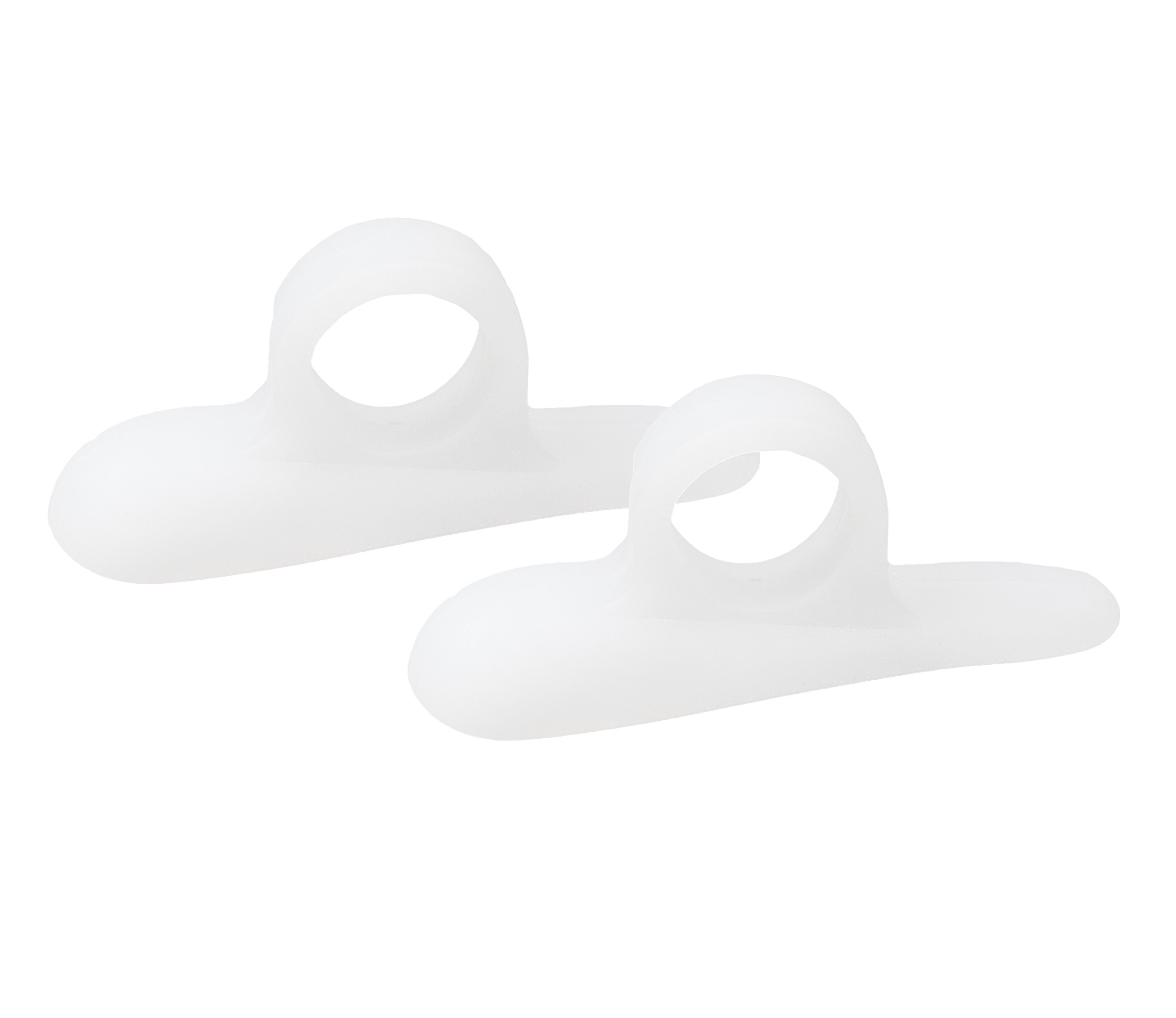 Pro 11™ 1 pair Toe Crests 100% Gel - Helps Hammer, Claw and Mallet Toes. Pair