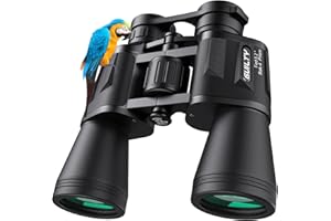QOSEA 20x50 HD Binoculars for Adults, High Powered Compact Professional Waterproof Binoculars Durable for Bird Watching Hunting Travel Stargazing