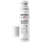 Tarrago Super White- Shoe Whitener Instant Cleaner for Sneakers with Applicator Tip for Leather Renew 75mL