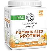 Organic Pumpkin Seed Protein Powder Cold Pressed, Simple Single-Ingredient Superfood Plant-Based, Easy to Digest All 9 Essential Amino Acids Mild Flavor for Smoothies, Baking & 20g Protein 15 Servings