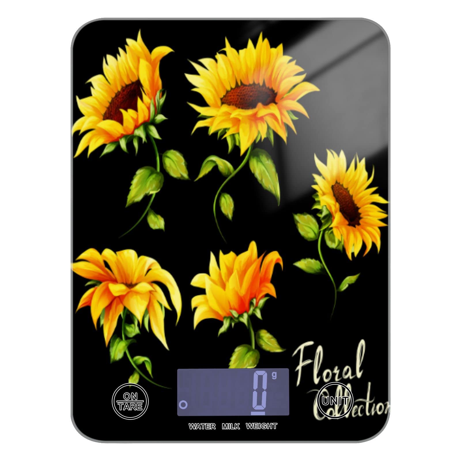 Sunflowers Food Scale Waterproof Digital Kitchen