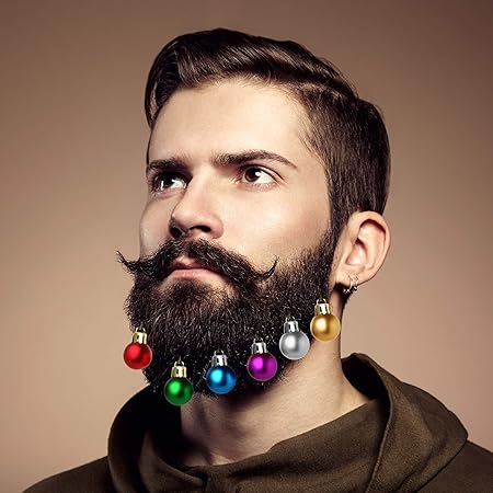 Kesote 24 Noël Babioles Pour Barbe Boules Noël De 6 Couleurs