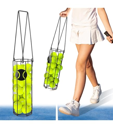 Amazon.com : Prince PL055 Tennis Ball Basket, Compact Type