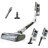 Shark PowerPro Flex Pet Plus Cordless Vacuum, Olive, IZ387H | FloorDetect Technology, MultiFLEX Wand, HEPA Filter, Carpets &amp; Hard Floors, up to 50 Min Runtime, Powerful Pet Hair Pickup