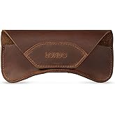 Londo Genuine Leather Case for Eyeglass, Sunglasses, Goggles and Spectacles with Magnetic Closure