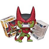 Funko Cell Max (Red Final Form) + Pop Protector: Dragon Ball Super Hero Pop! Animation Vinyl Figure (Gift Set Bundled with ToyBop Brand Box Protector Collector Case)