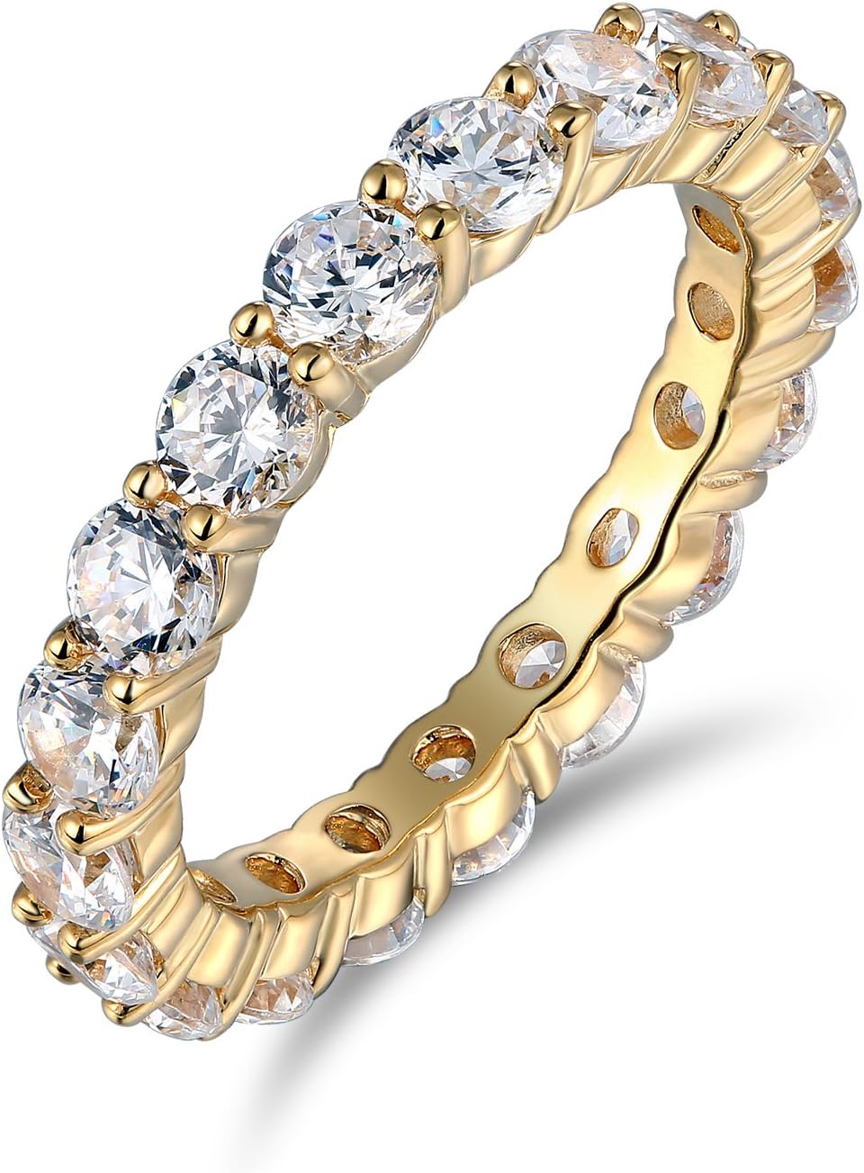 Le Lourve 2Ct 14k Gold Enhanced Diamond(VS) Engagement Ring Band