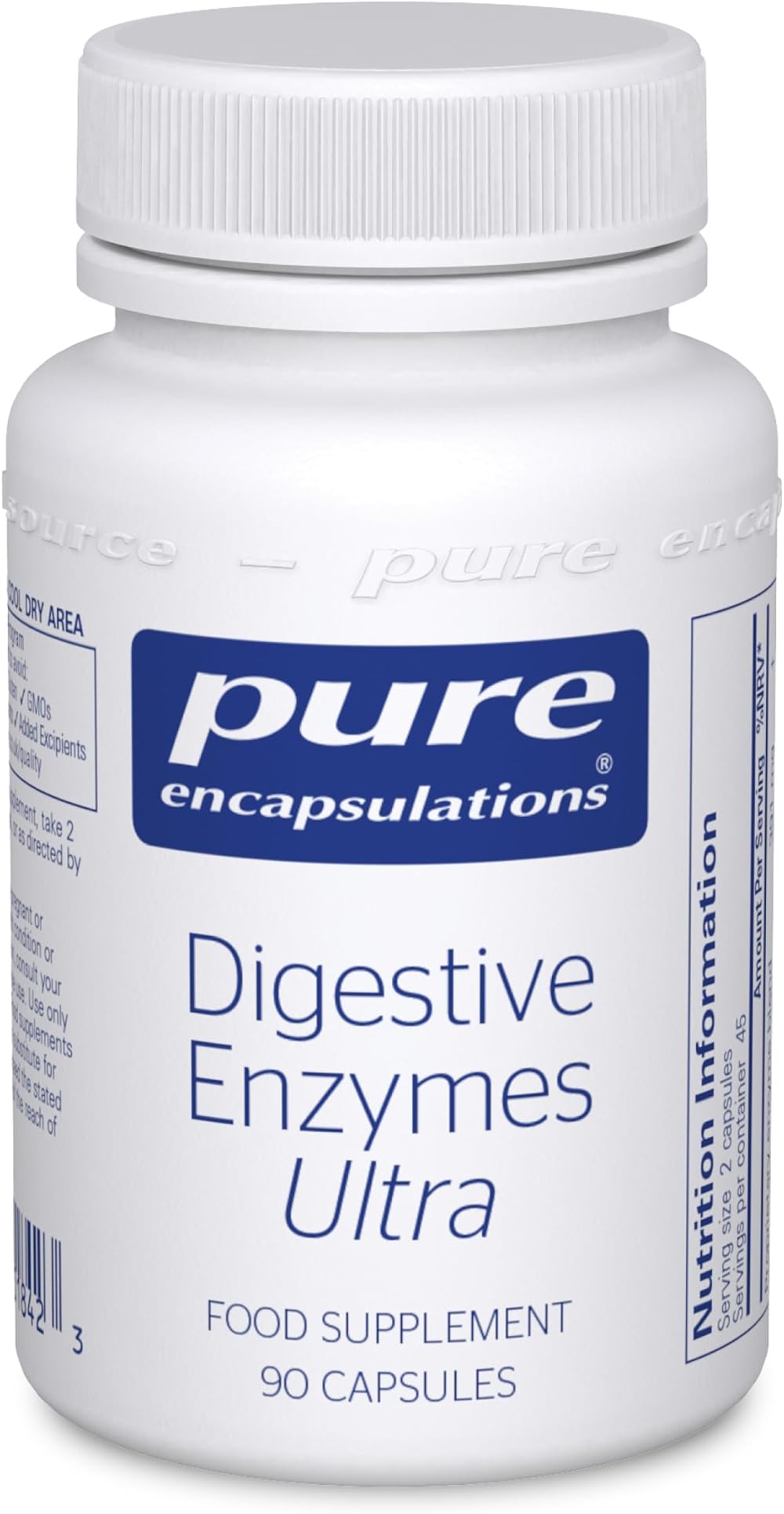 Pure Encapsulations Digestive Enzymes Ultra - Broad Spectrum Vegetarian 90