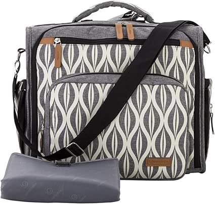 lekebaby messenger nappy changing bag