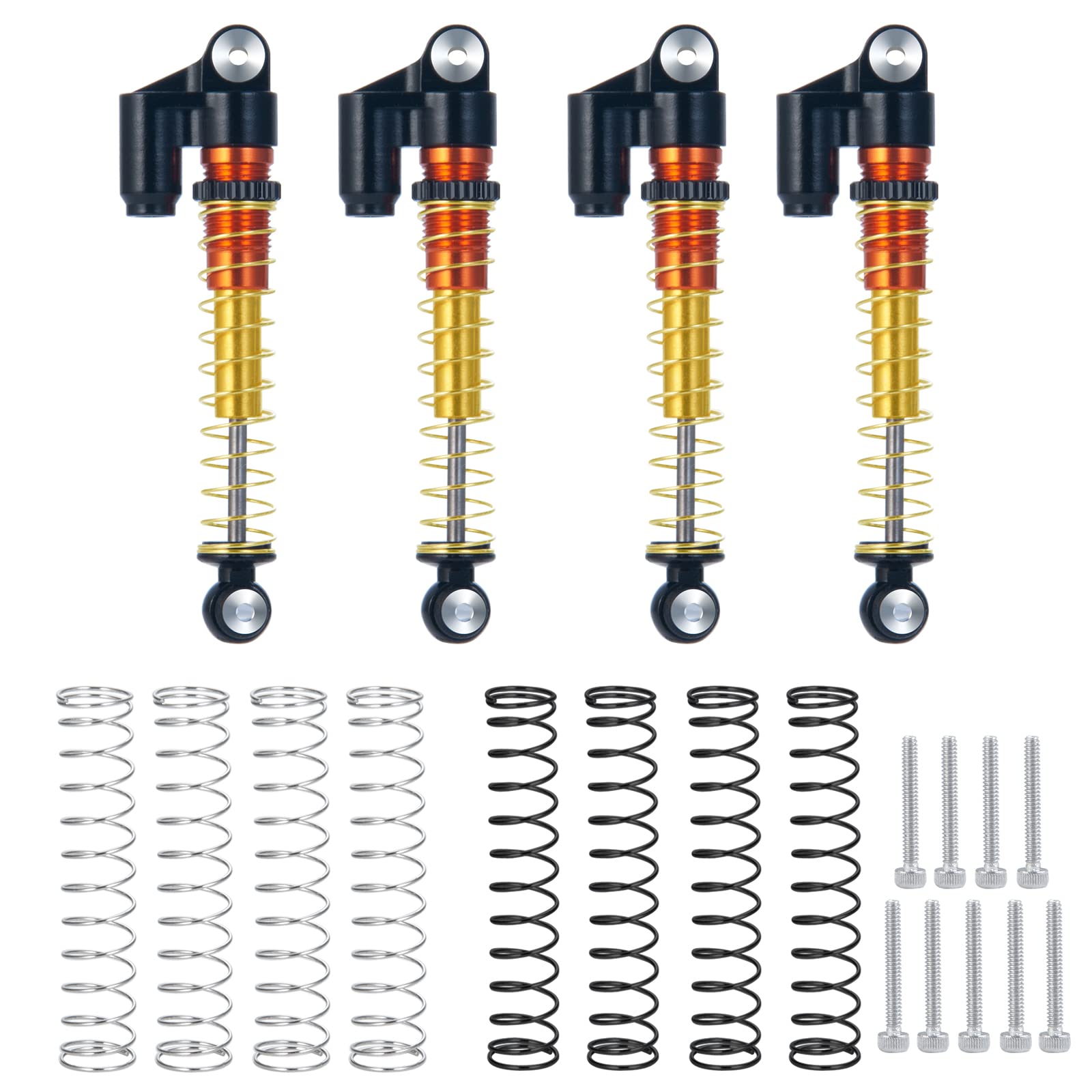 Rc Ammortizzatore Auto Per Axial Per SCX24 1/24 4 Pezzi 33