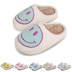 KEYUSHOP Happy Face Slippers for Kids Smile Face