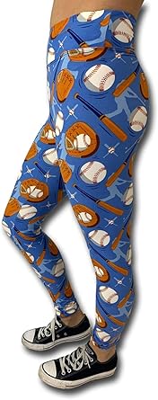 Ambrie Baseball Leggings Women S At Amazon Women S Clothing Store