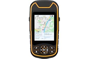NIESAHYAN A8 Handheld GPS for Hiking, Lightweight and Waterproof Handheld Navigator, 3.2 Inch Color Screen, Compact Handheld GPS with USA Base Map