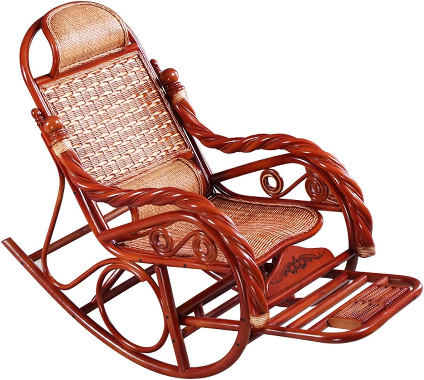 Rocking Chair Rattan Rocking Chair Leisure Balcony Recliner With