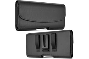 DeBin Belt Case for Galaxy S25+ S24+ Plus, 5G S24 FE S23+ S22+ S21+ S20+ S10+ A15 A25 A54 A53 A52 A20 Cell Phone Belt Holster with Belt Clip Carry Pouch Holder (Fits Samsung Phone with Case on)