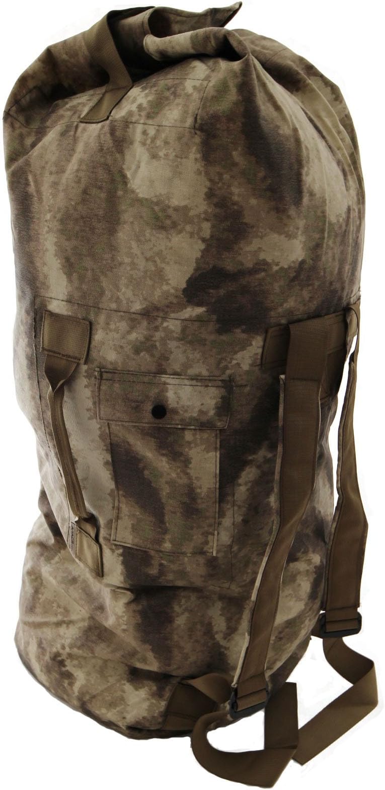 Military Army Style Heavy Duty Double Backpack Strap Duffel Duffle Bag