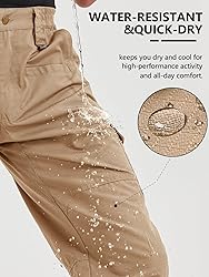 CNBQDD Work Pants for Men Construction Ripstop