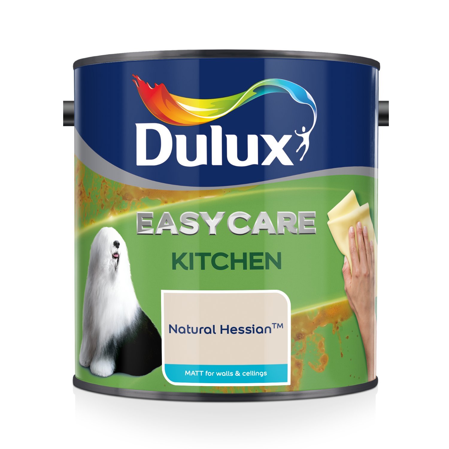 Dulux Easycare Kitchen Matt Emulsion Paint For Walls And Ceilings Natural Hessian 2.5L Amazon