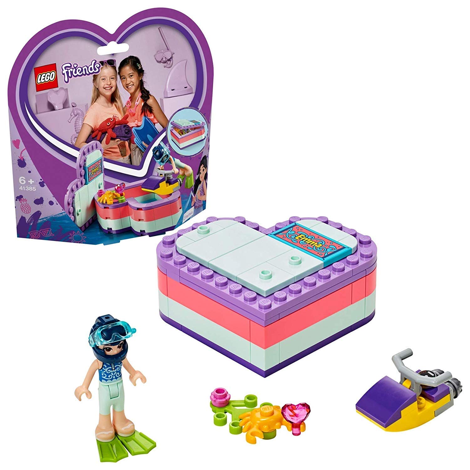 LEGO 41385 Friends Emma's Summer Heart Box