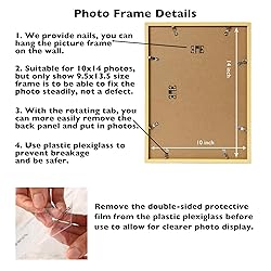 JCJMY 10x14 Picture Frame Set of 6 for 30 x 40cm