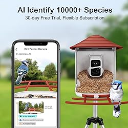 birdsnap® TUC Smart Bird Feeder with Camera 2K