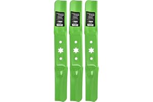 8TEN LawnRAZOR Mower Blade Set for MTD Cub Cadet RZT S54 L54 Troy Bilt 54 inch Deck 942-05056A 942-05056 (High Lift)