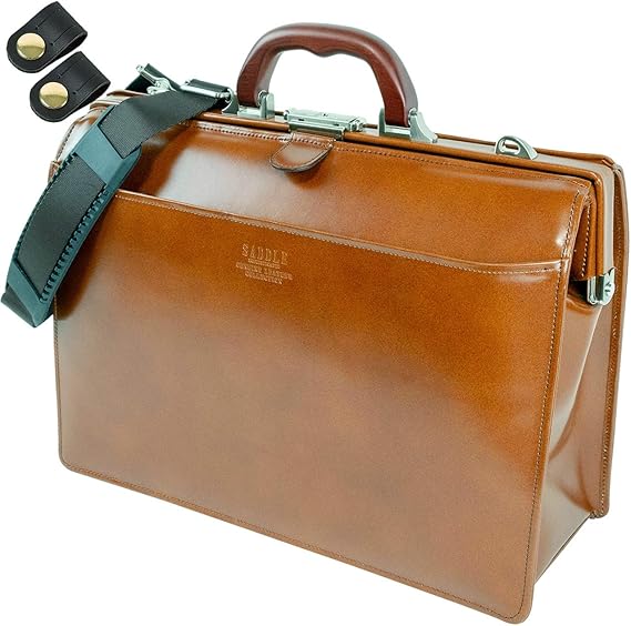 Amazon Co Jp 高級 本革 ダレスバッグ メンズ 高級天然木製取手 ファイル対応 タケハチ 竹八謹製 牛革製ケーブルバンド2個 セット Tm0344 ブラウン8 シューズ バッグ