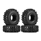 INJORA S5 1.0" Cling On Tires 64 * 24mm for TRX4M