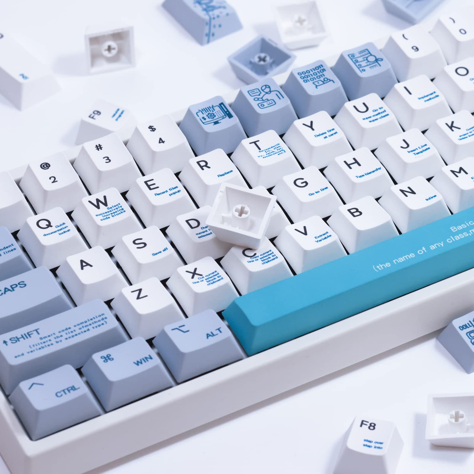 Mua XDK Custom Keycaps Programmer Theme 128keys (PBT Dye-Sub Cherry ...