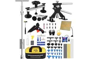 Super PDR Paintless Dent Removal Kit Professional, Car Dent Puller Kit with Slide Hammer Dent Lifter Bridge Puller, PDR Tools Auto Body Dent Repair Kit for Cars, Dent Removal for Car Body Repair