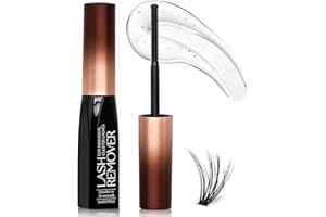 Miuffue Deep Cleansing Cluster Lash Remover, Eyelash Glue Remover for Individual False Lashes, 15s Fast Removal, Safe Ingredients, Cruelty-Free, 0.17 fl oz