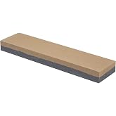 Smith&rsquo;s 51447 8&rdquo; Dual Grit Combination Sharpening Stone &ndash; Gray &ndash; 8&rdquo; Stone Combination - Coarse Stone &ndash; 100 and 240 Grit Sharpening Stone &ndash; Assembled in the USA
