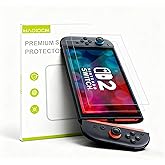 HAOLOCM 2-Pack Switch 2 Screen Protector 7.9-inch - AR Anti-Glare, 96% Transmittance, 0.175mm Ultra-Thin, Bubble-Free Installation, Anti-Fingerprint, Scratch-Resistant for Nintendo Switch 2