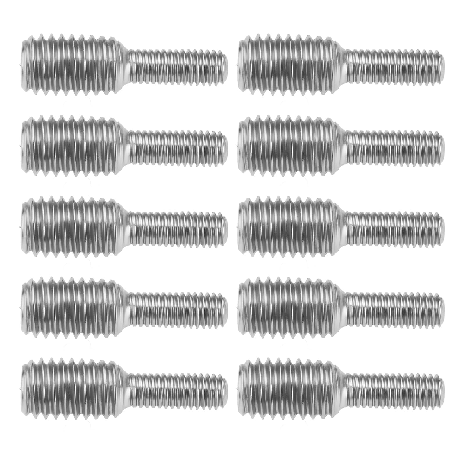 VGOL 10Pcs 304 Stainless Steel Bolts M3x8mm to M5x8mm Threaded Adaptors for Automotive Irrigation, Boats RVs Vehicles Campin Electronics