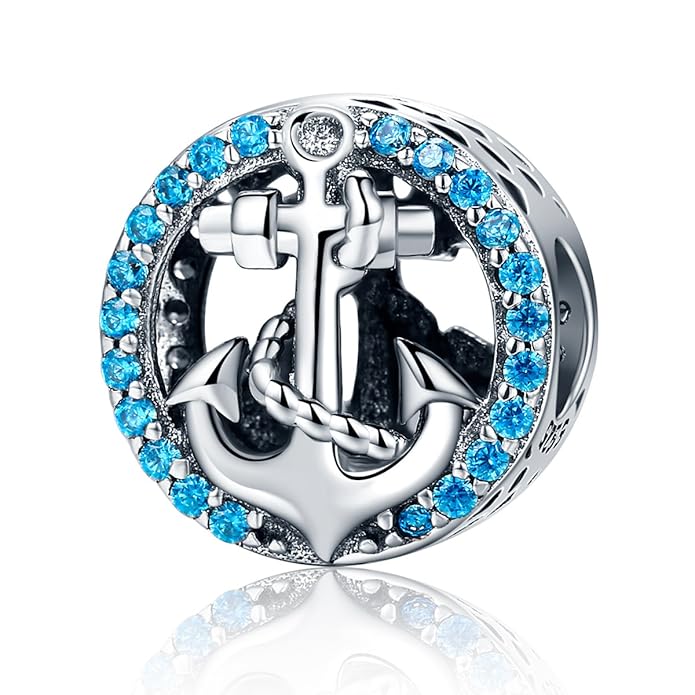 Conquer The Ocean, Perlenanhänger mit 925er Sterlingsilber, für Pandora und europäische Armbänder.