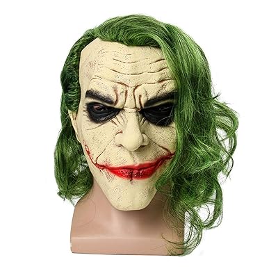 Joker Style Green Joker Wig Uk Dark Knight Joker Mask With Green