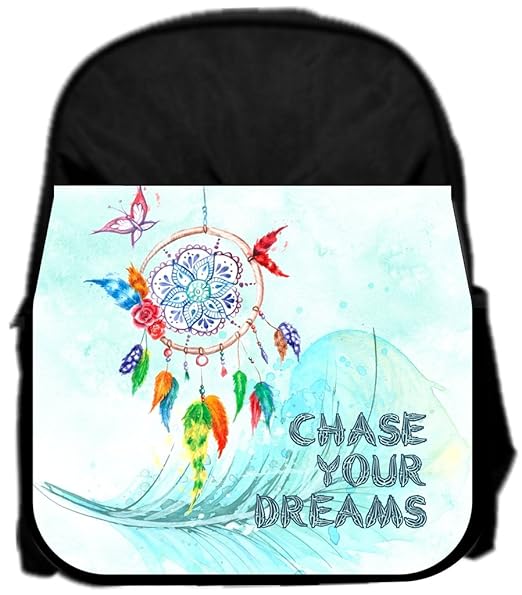 Lea Elliot Pre-School Backpack, Chase Your Dreams, Small, Black