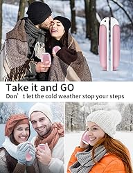 2 Pack Hand Warmers Rechargeable, 8000mAh Electric