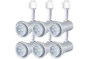 AOAXL 7W H Type LED Track Lighting Heads, 4000K Neutral White Dimmable Bright LED Track Lighting for Accent Retail Kitchen Artwork(6 Pack)