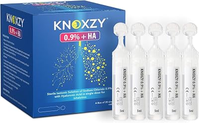 KNOXZY 0.9% Isotonic Saline Solution with Hyaluronic Acid 20 x 5ml Vials
