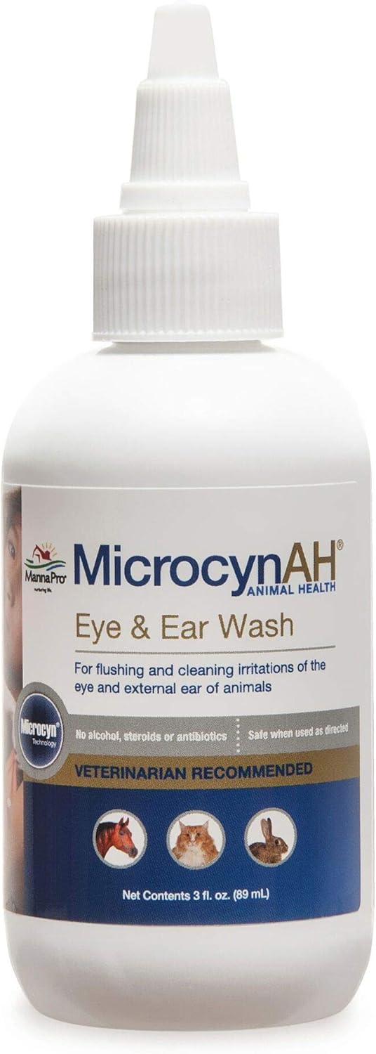 Manna Pro MicrocynAH Wound & Skin Care Spray, 3 oz : Pet Supplies