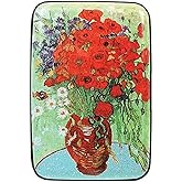 Fig Design Group Van Gogh Poppy Vase RFID Secure Data Theft Protection Credit Card Armored Wallet