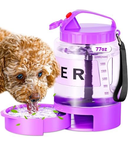 Pet Supplies : 77oz Large Dog Water Bottle Portable - Dog Travel