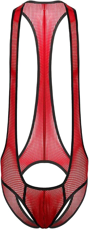 Men's Fishnet Sheer Underwear - Backless Jockstrap Briefs & Thongs (Sizes M To XL)