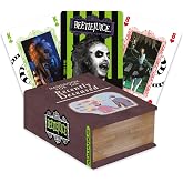 Aquarius Beetlejuice Recently Deceased Premium Playing Cards - Beetlejuice Themed Deck of Cards for Your Favorite Card Games - Officially Licensed Beetlejuice Merchandise &amp; Collectibles